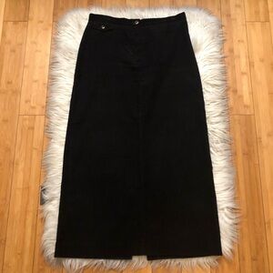 Lauren Ralph Lauren Black Midi Skirt